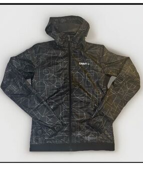 Craft Woman’s Lumen Wind Running Lightweight Jacket Size XS, Shapes Pattern